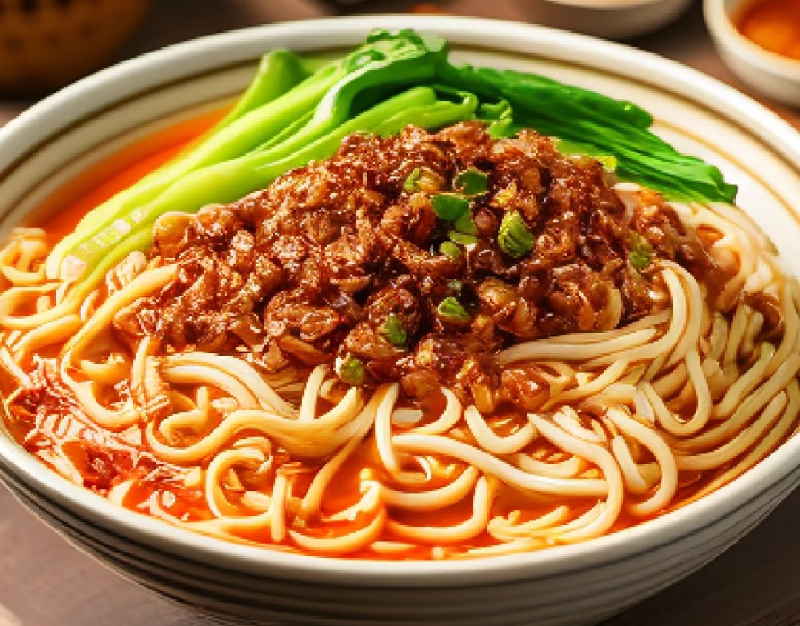 担担面 Nouilles de blé DANDAN au porc haché 