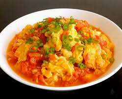 西红柿炒鸡蛋Oeufs brouillés à la tomate 