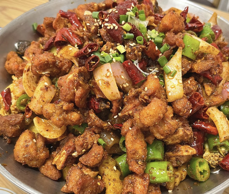 无骨干锅鸡 wok poulet