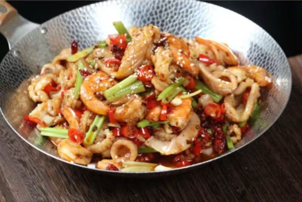 🌹（3荤8素）双人香锅套餐Menu MaLa WOK/2pers (3 viandes + 8 légumes)