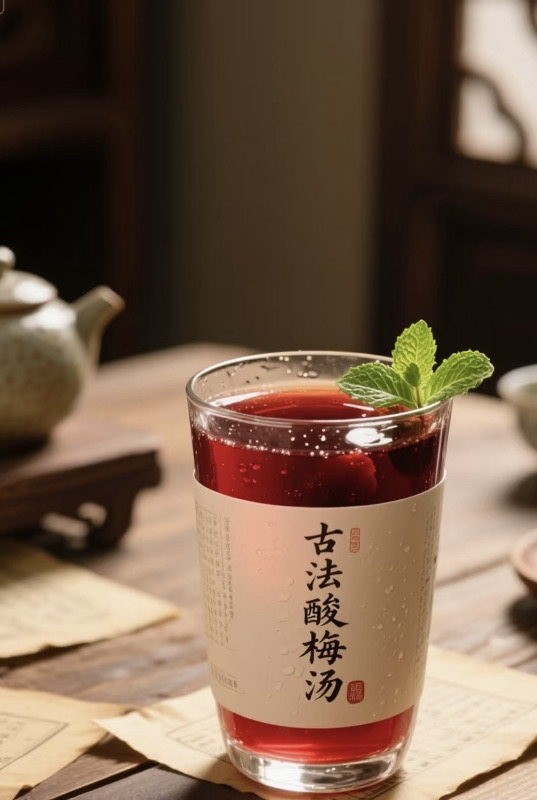 自制冰镇酸梅汤jus de prune fait de maison 1000cl