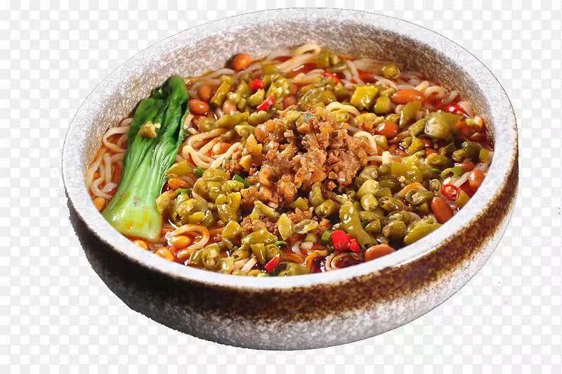 酸菜杂酱面