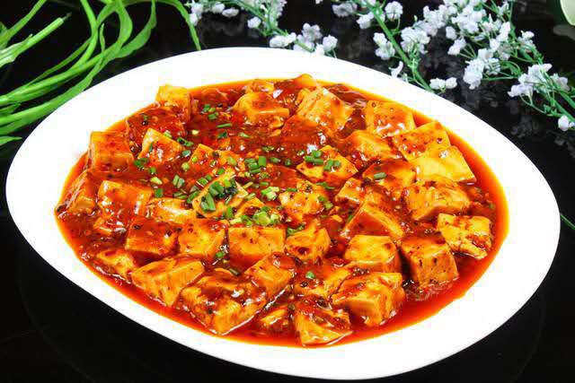 麻婆豆腐（猪肉碎） MaPoTofu au porc haché épicé 