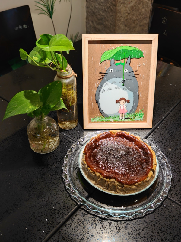 Cheesecake basque sésame noir 