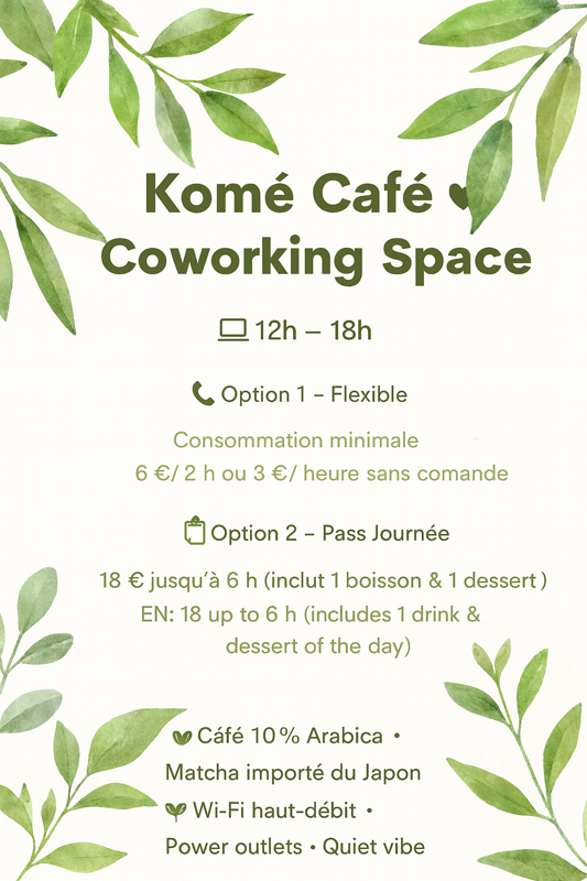 Coworking Pass journée ( Day Pass ) 