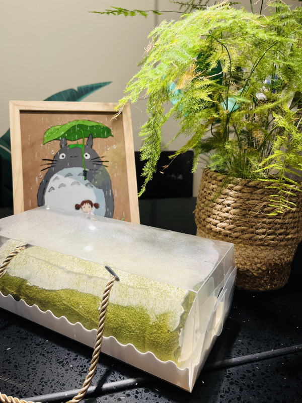 Chiffoncake Roll ( matcha + haricot rouge )