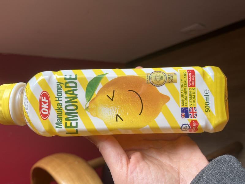 Limonade citron & miel de Manuka