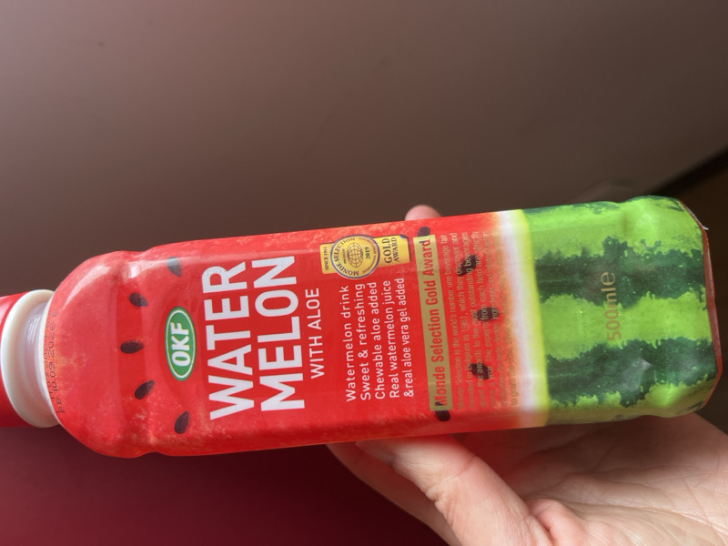 Boisson rafraîchissante pastèque & aloe vera