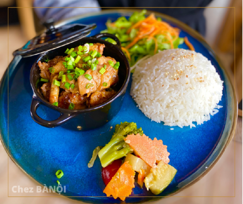 Com Ga Gung ( poulet gingembre)