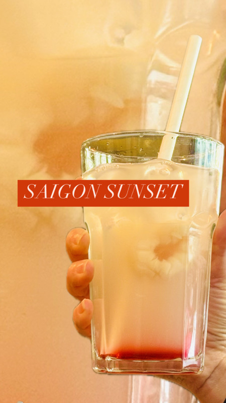 Saigon Sunset cocktail 