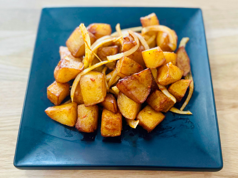 Pommes de terre au saté