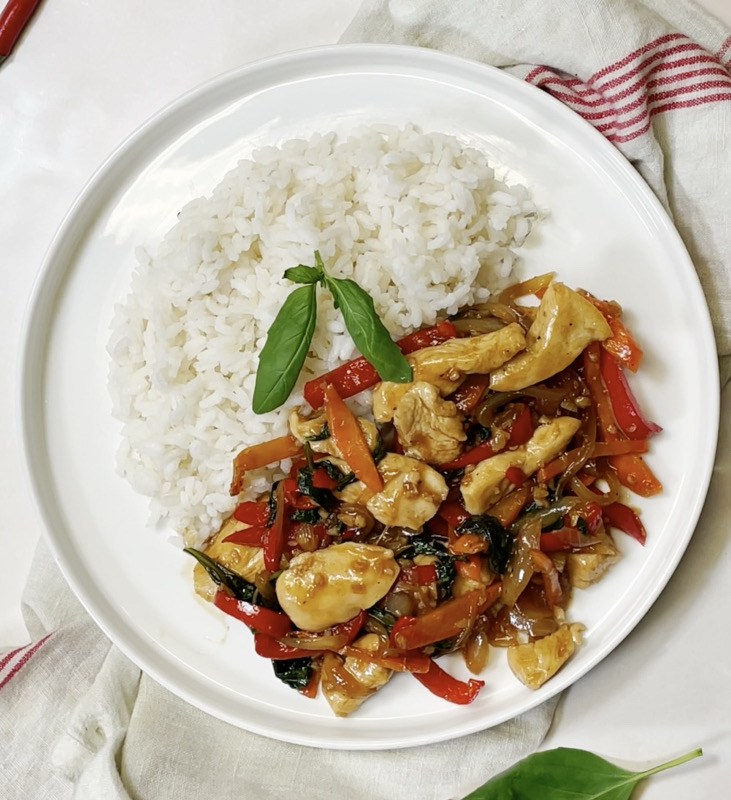 P5. Poulet au basilic