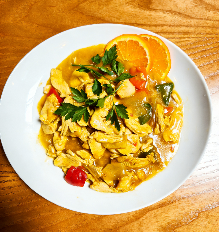 P2 Poulet sauté à la sauce curry 咖喱鸡