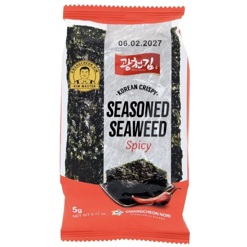 Snack feuille d'algue séchée spicy