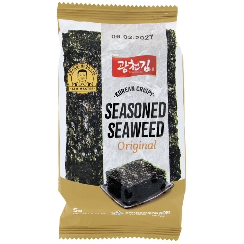 Snack feuille d'algue séchée original