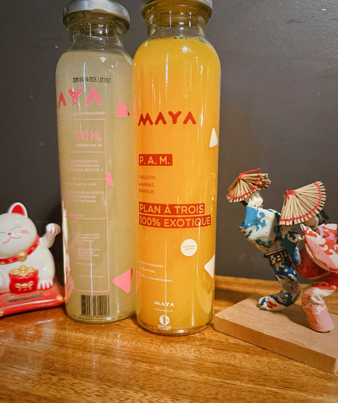 MAYA-JUS LITCHI ou JUS PAM PASSION ANANAS MANGUE