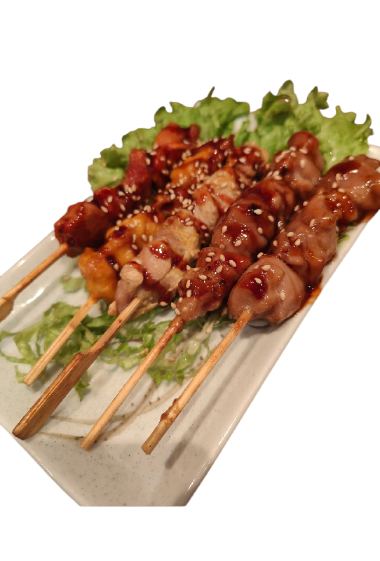 E14 Brochettes de Poulet Mélangés 5Pièces