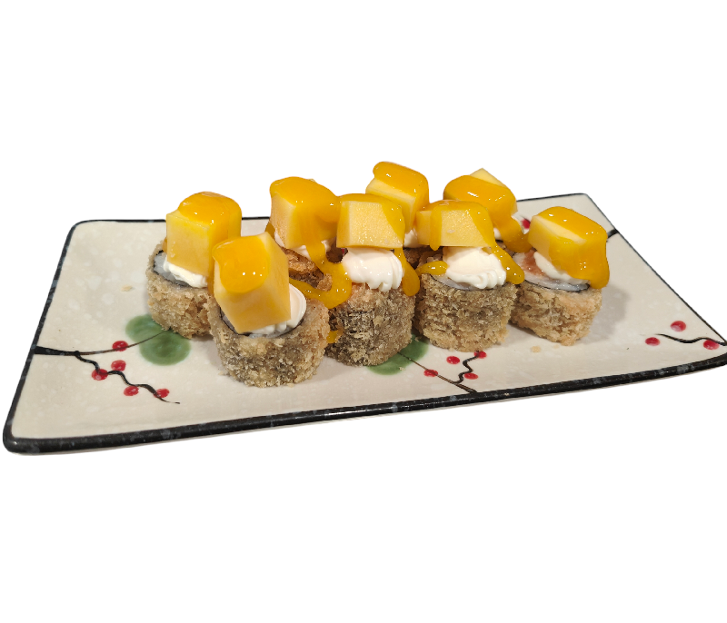 F1 Saumon et Fromage frits et Mangue 8 pièces