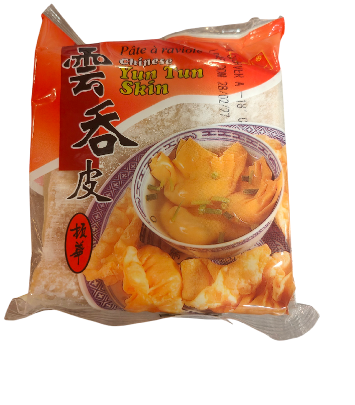 fines feuilles de pâtes de wonton