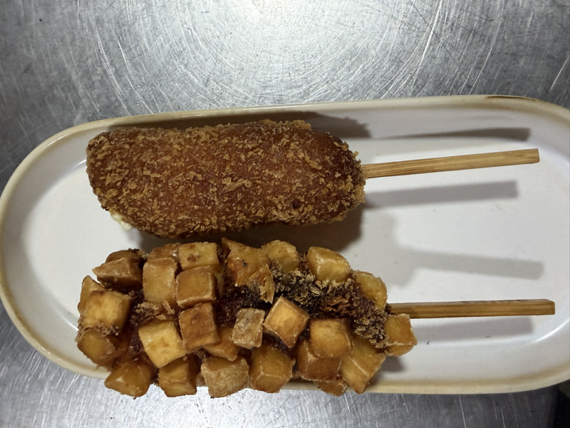 E18 corn dog crispy/1 pièce