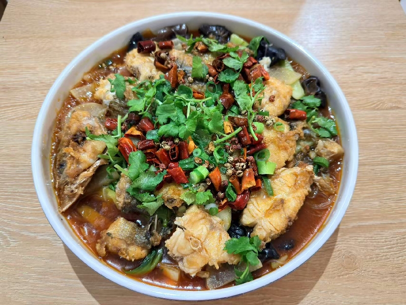 招牌香辣回锅鱼