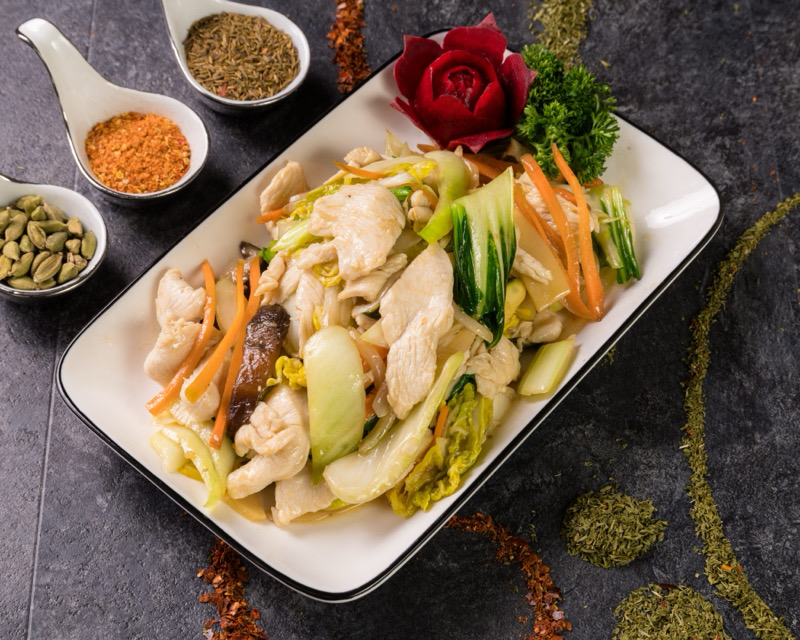 22.poulet sauté aux légumes (sans riz)