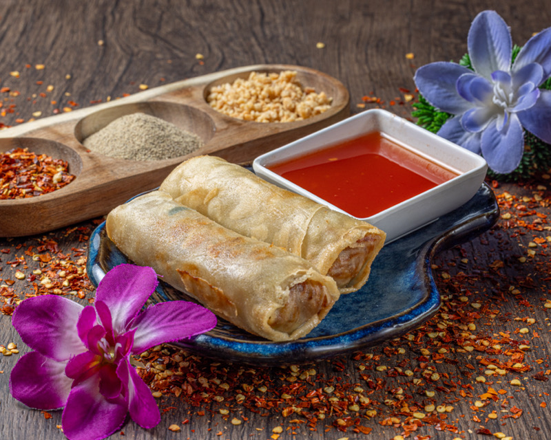 8. Rouleau de printemps aux légumes (2pcs)