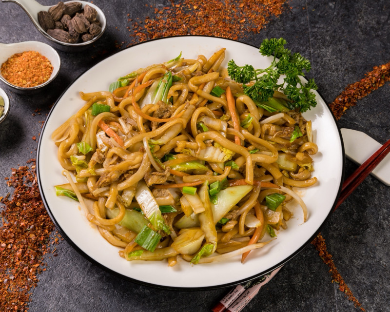 82. Udon sautés aux légumes