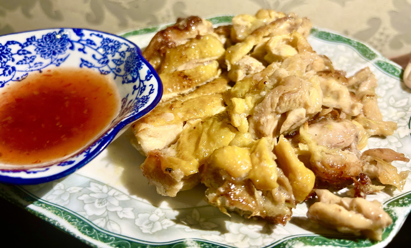 Poulet grillé à la citronnelle