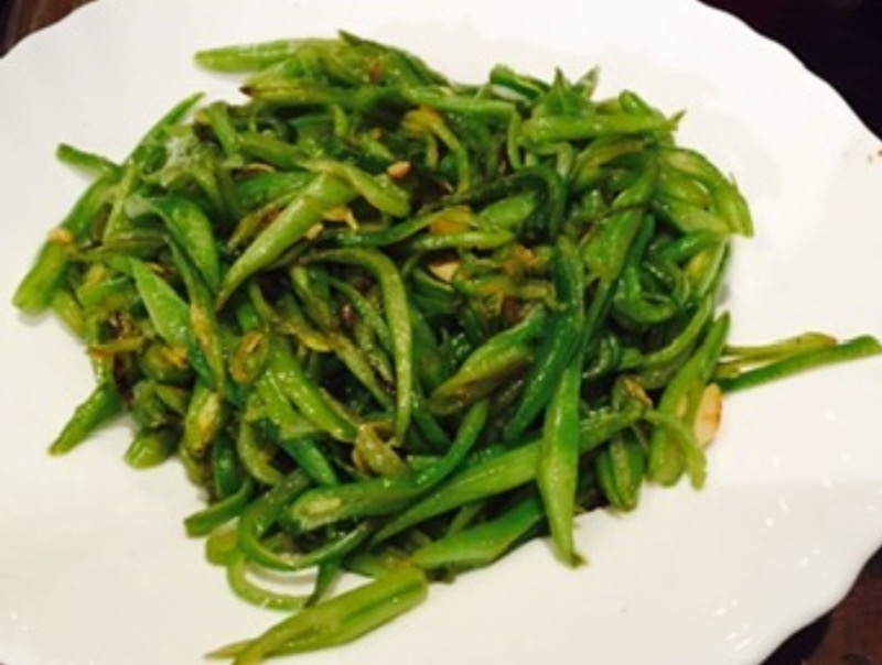 Haricots sautés à l’ail