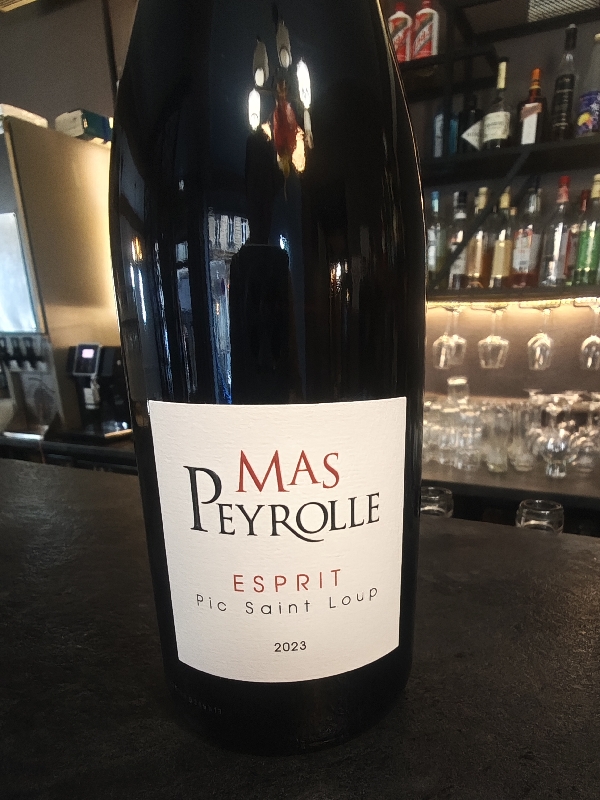 Pic-Saint-Loup 'esprit' 2023-Mas Peyrolle 'Bio' 1.5L