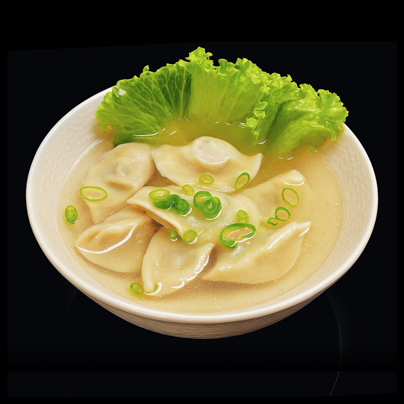 T2 猪肉水饺汤 potage de raviolis au porc