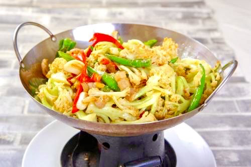 sp42 干锅有机花菜 Choux fleurs biologiques en cocotte chaude