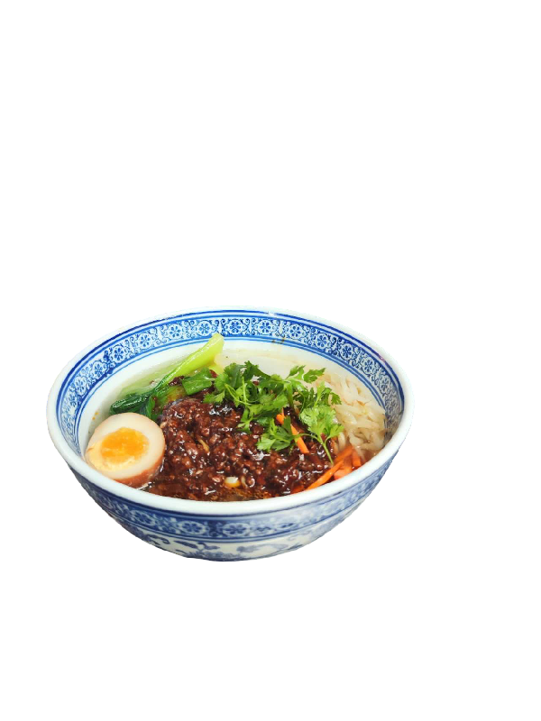 S12. Soupe de nouilles au porc haché 炸酱汤面