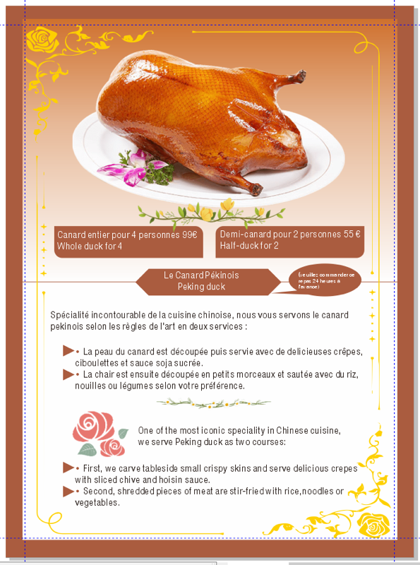 Canard entier pour 4 personnes