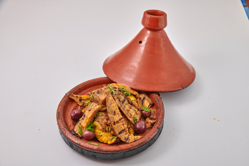 Tajine à l'Agneau ou de Poulet fermier aux aubergines