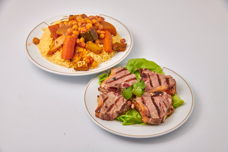Couscous Noisettes d'agneau