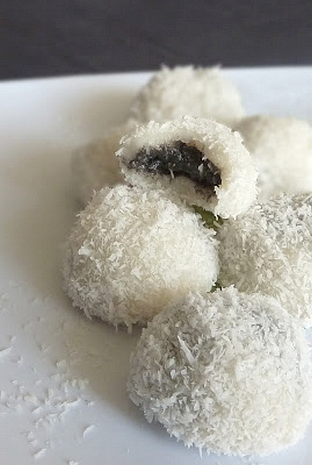 Perle coco sésames noire