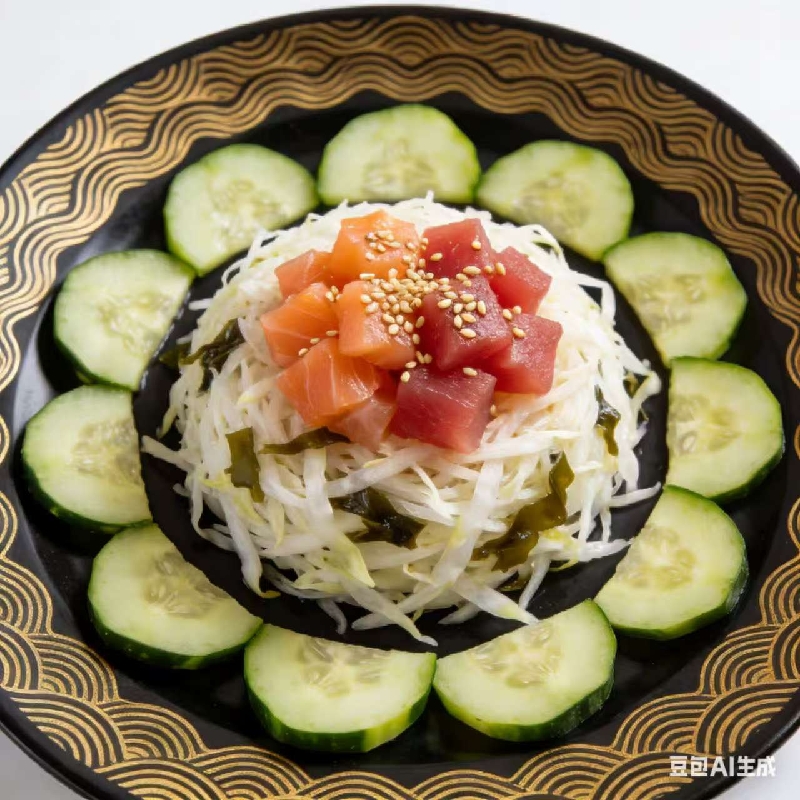 2. Salade Okinawa aux poissons