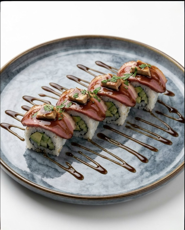 85 canard foie gras roll