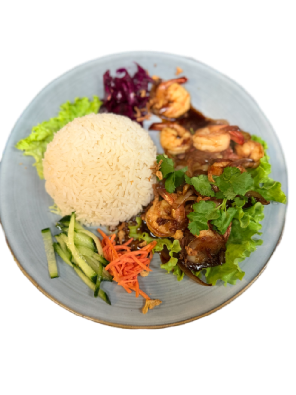 P11a Riz au crevettes piquant