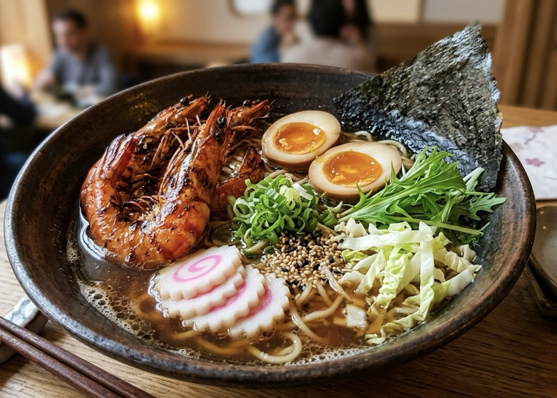 121. RAMEN AI FRUTTI DI MARE 海鲜拉面