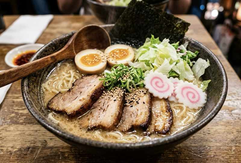 123. RAMEN DI MAIALE 猪肉拉面