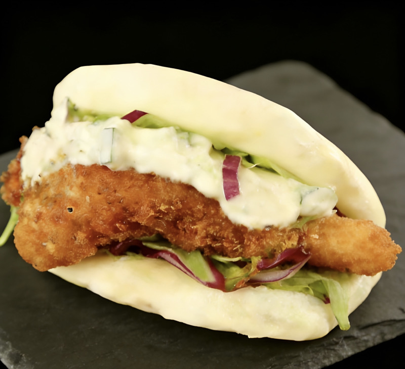 2ID. Panbao de pollo delicias ( 1 pieza )