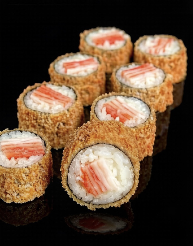 34. Maki surimi frito (8PIEZAS)