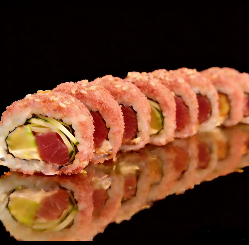 42B. Picante atun y aguacate (8PIEZAS)