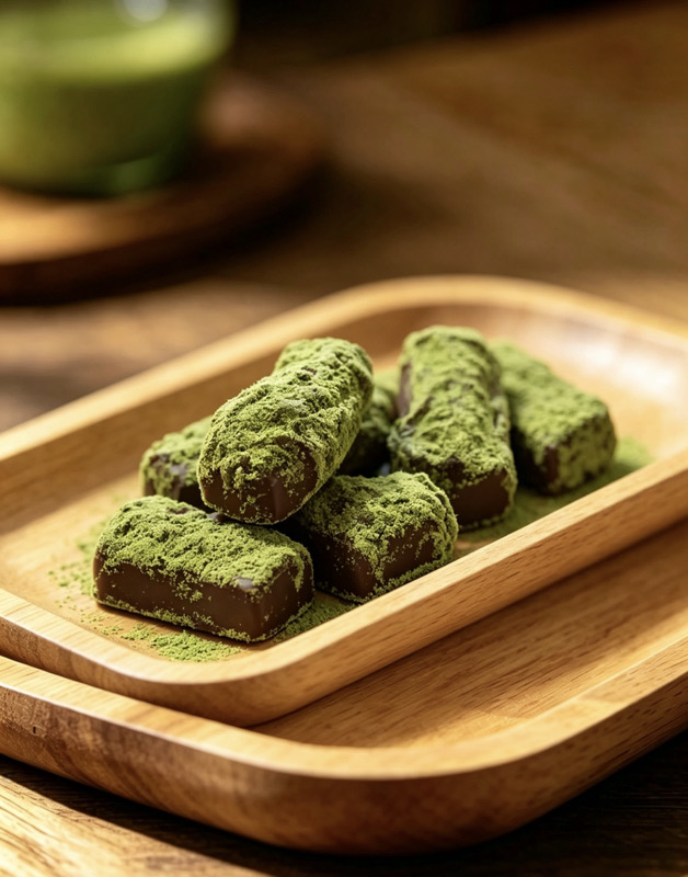 Trufa de té verde 4piezas