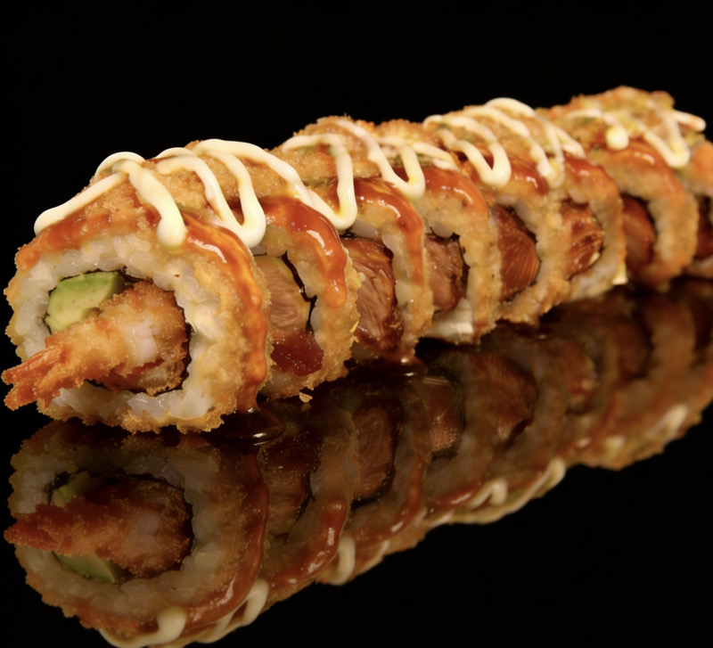 46. Temperature de langostino y aguacate (8PIEZAS)