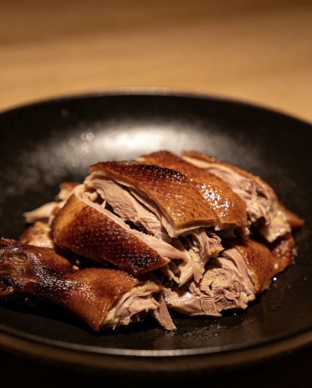 P6. Pato asado con naranja