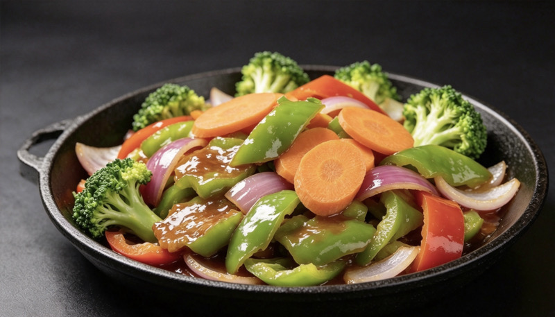 97. Selection de verduras ala wok